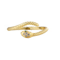 Diamond Head Serpent Ring